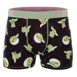 🚀 Star Wars The Mandalorian The Child Baby Yoda Crazy Boxer Men’s Boxer Briefs 🚀